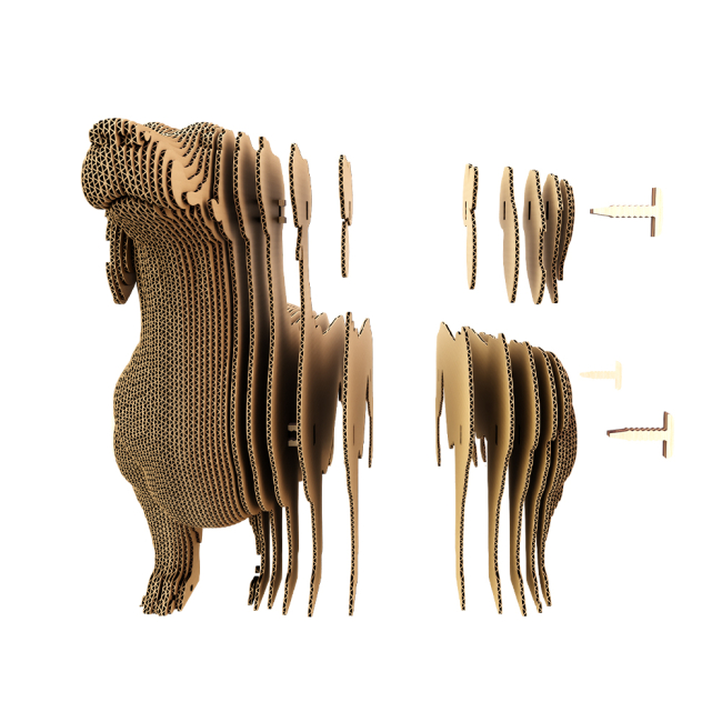 3D-пазлы - 3D пазл Cartonic Dachshund (CARTDACH)#4