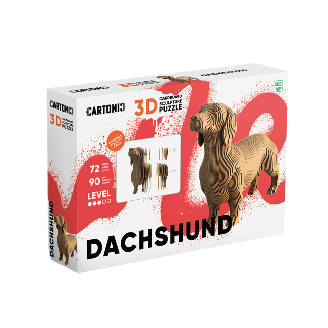 3D-пазлы - 3D пазл Cartonic Dachshund (CARTDACH)#5