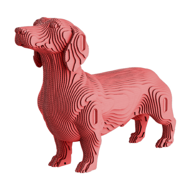 3D-пазлы - 3D пазл Cartonic Dachshund (CARTDACH)#6