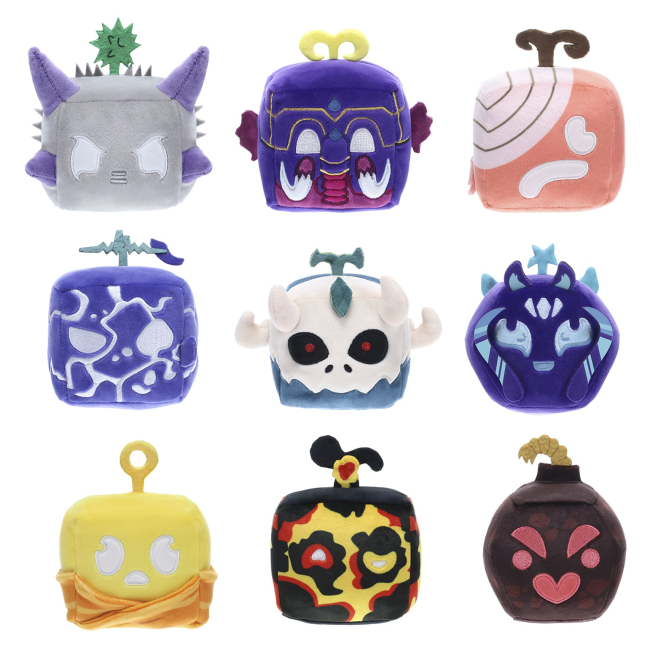 Персонажи мультфильмов - Мягкая игрушка-сюрприз PhatMojo Blox Fruits 10 см (124054)#2