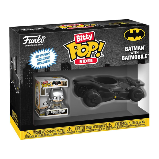 Фігурки персонажів - Набір фігурок ​Funko Pop Bitty Pop Ride DC Бетмен і бетмобіль (83621)#2