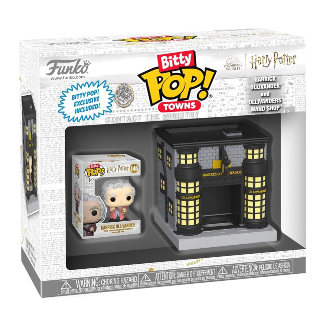Фігурки персонажів - Набір фігурок ​Funko Pop Bitty Pop Towns Harry Potter Олівандер і крамниця чарівних паличок (83627)#2