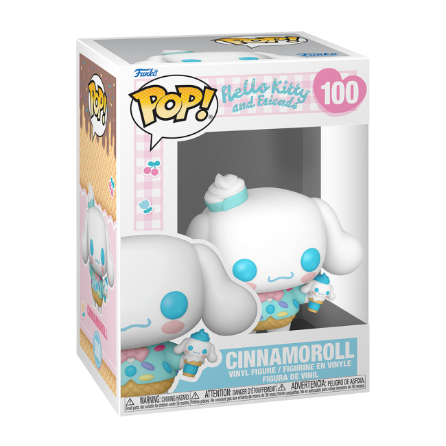 Фигурки персонажей - Фигурка Funko Pop Sanrio Hello Kitty Синнаморолл с мороженым (83693)#2