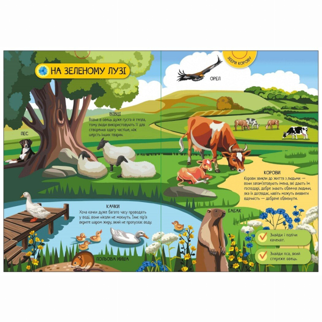 Розмальовки та актівітібуки (2-6 років) - Книжка «Енциклопедія-конструктор. Свійські тварини» (9789667507817)#3