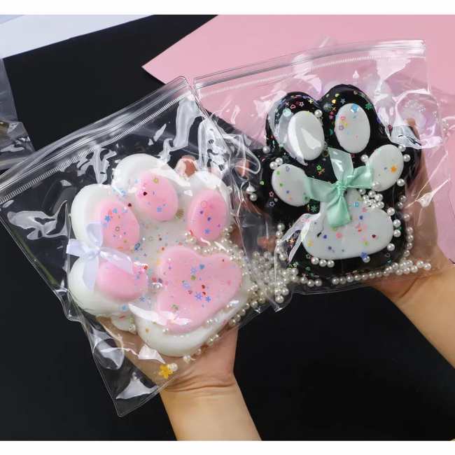 Антистресс игрушки - ​Игрушка-антистресс Monster Gum Fun Cafe Taba Мяу-лапка XL в ассортименте (T26184)#2