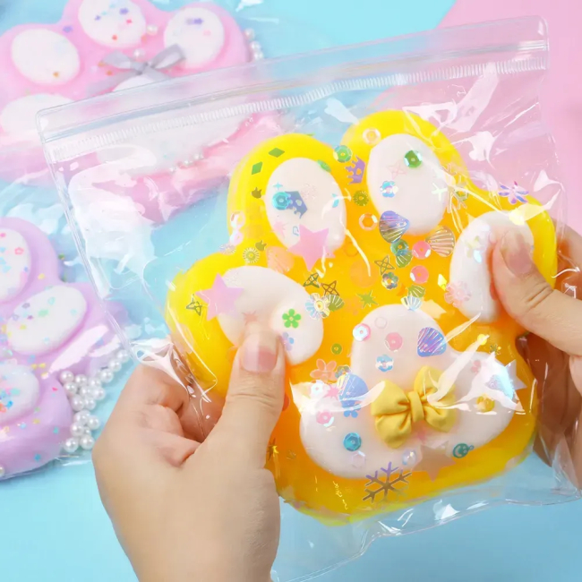 Антистресс игрушки - ​Игрушка-антистресс Monster Gum Fun Cafe Taba Мяу-лапка XL в ассортименте (T26184)#5