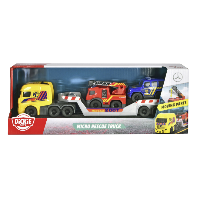 Транспорт и спецтехника - Игровой набор Dickie Toys Грузовик Мерседес со спасательными машинами (203715020)#3