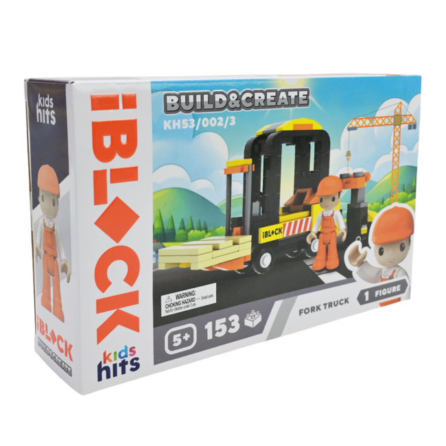 Конструктори з унікальними деталями - Конструктор IBLOCK Junior Kids hits Build & create Навантажувач (KH53/002/3)#2