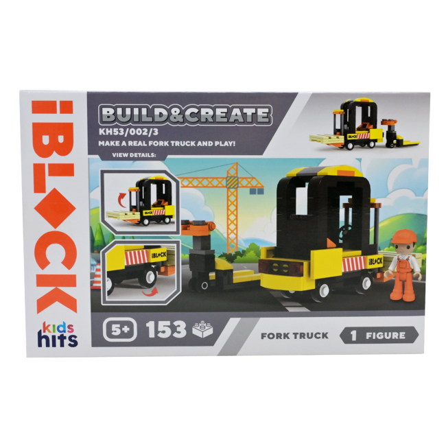 Конструктори з унікальними деталями - Конструктор IBLOCK Junior Kids hits Build & create Навантажувач (KH53/002/3)#3