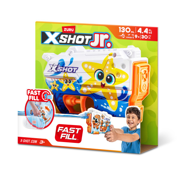 Водное оружие - Водный бластер X-Shot Fast-Fill Junior Морская звезда (118143G)#2