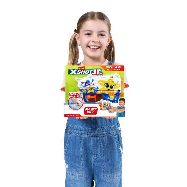 Водное оружие - Водный бластер X-Shot Fast-Fill Junior Морская звезда (118143G)#3