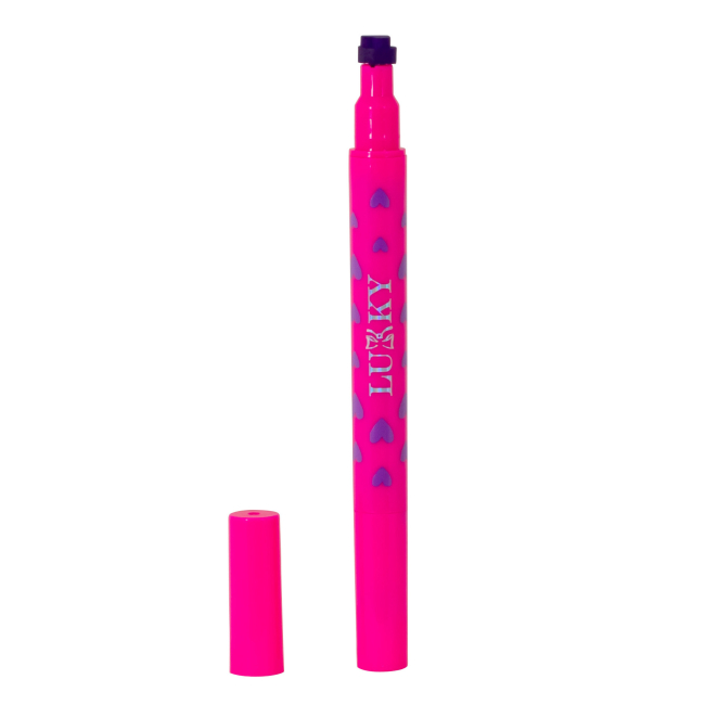 Косметика - Подводка-маркер для век Lukky Со штампом сердце (T18863)#4