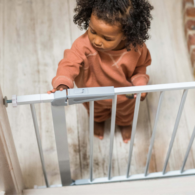 Манежі - Захисна бар'єрка MoMi Paxi plus white (AKCE00046)#4