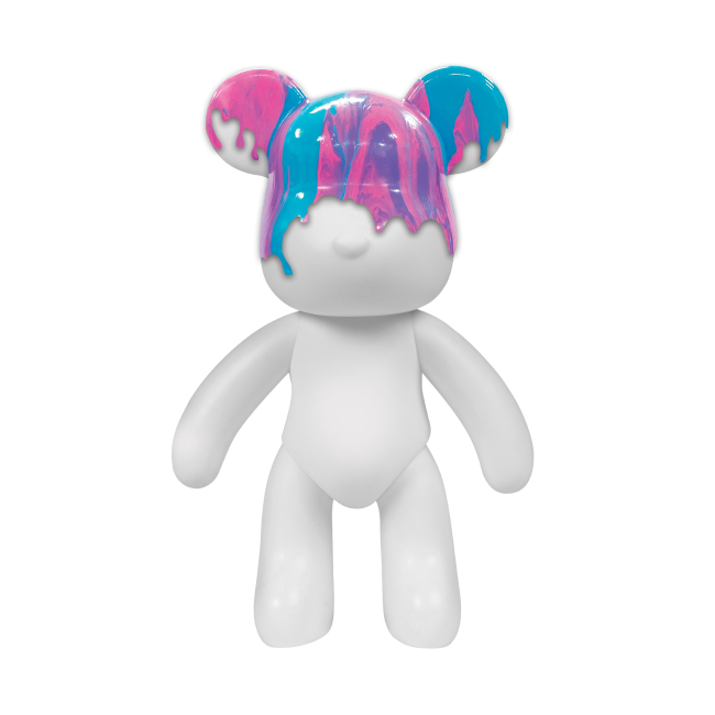 Наборы для творчества - Набор для творчества Pour Palz Флюид Арт Мишка Ягодный взрыв (GS-G08682)#2