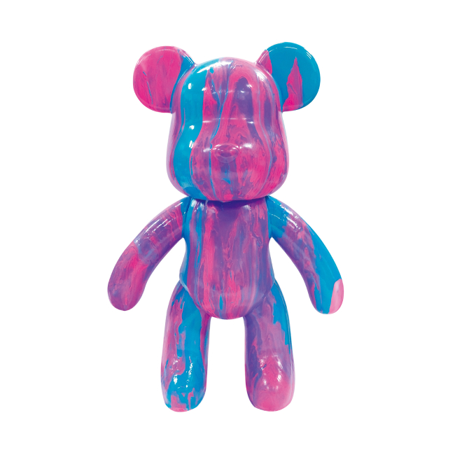 Наборы для творчества - Набор для творчества Pour Palz Флюид Арт Мишка Ягодный взрыв (GS-G08682)#3