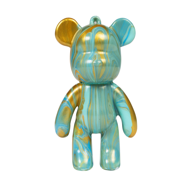 Набори для творчості - Набір для творчості Pour Palz Флюїд Арт Брелок Ведмедик блакитний (GS-G08162/1)#2