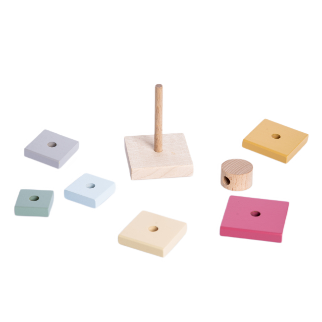 Развивающие игрушки - Развивающая игрушка Cubika Пирамидка LD-19 (15887)#2