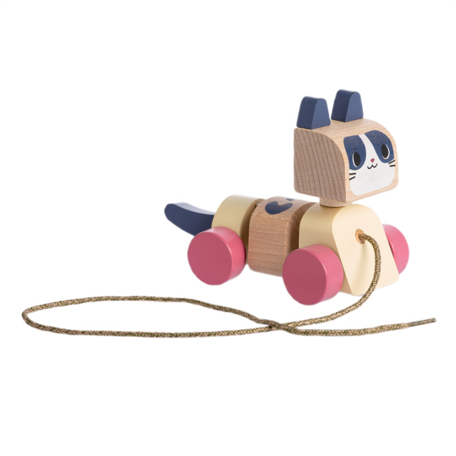 Розвивальні іграшки - Розвивальна іграшка Cubika Котик-каталка 2 (15986)#2