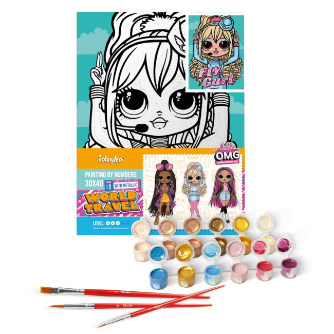 Товары для рисования - Картина по номерам Ідейка Lol Surprise OMG Fly Gurl 30х40 см (KHO6275)#2