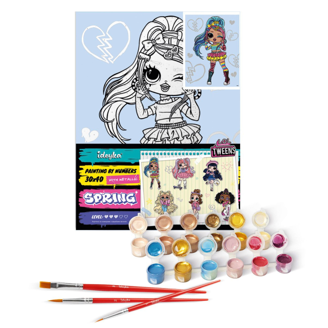 Товары для рисования - Картина по номерам Ідейка Lol Surprise Tweens Emma Emo 30х40 см (KHO6278)#2