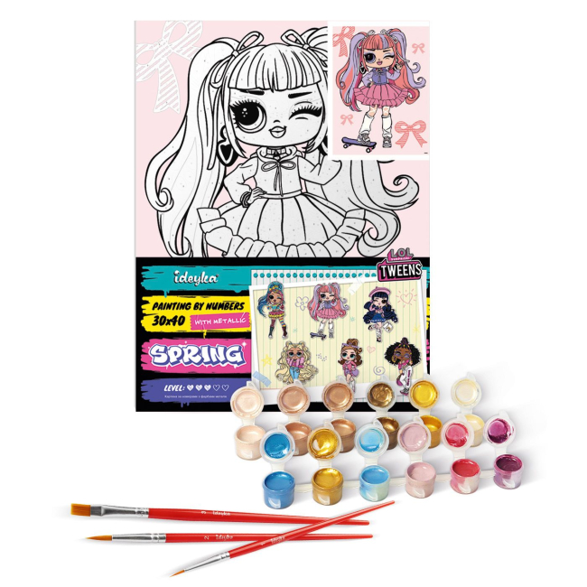 Товары для рисования - Картина по номерам Ідейка Lol Surprise Tweens Ali Dance 30х40 см (KHO6282)#2