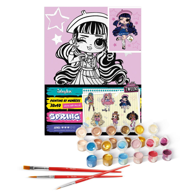 Товары для рисования - Картина по номерам Ідейка Lol Surprise Tweens Aya Cherry 30х40 см (KHO6283)#2