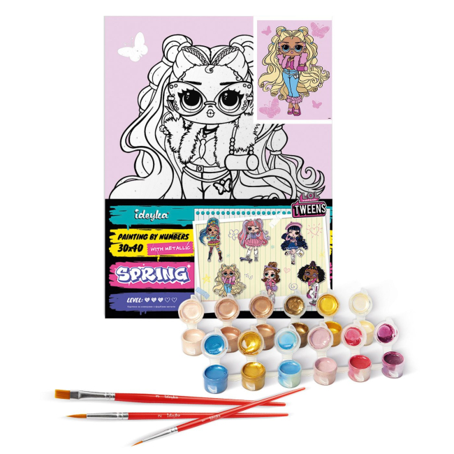 Товары для рисования - Картина по номерам Ідейка Lol Surprise Tweens Olivia Flutter 30х40 см (KHO6286)#2