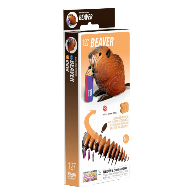 3D-пазлы - 3D пазл Eugy Зоопарк Бобер (XEG-127)#4