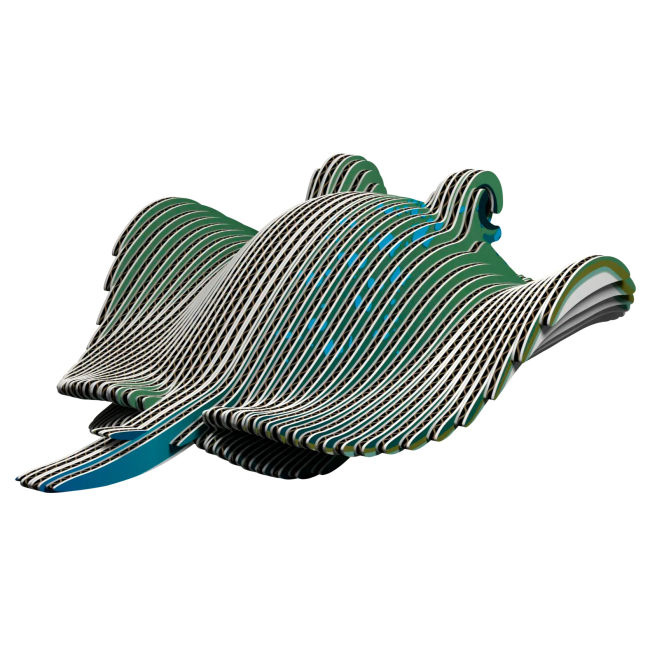 3D-пазли - 3D пазл Eugy Зоопарк Скат (XEG-102)#5