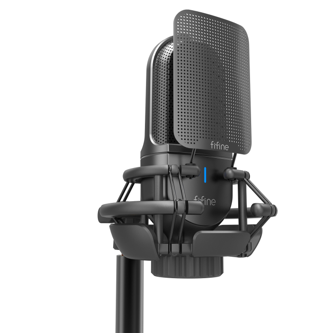 Микрофоны - Микрофон конденсаторный Fifine черный (K726)#2