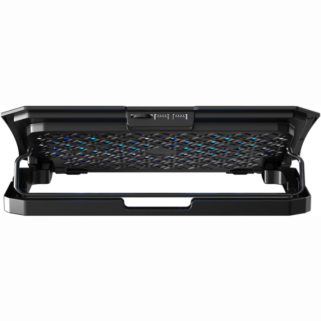 Меблі для геймерів - Охолоджувальна підставка для ноутбука GamePro RGB Black USB (CP413)#5