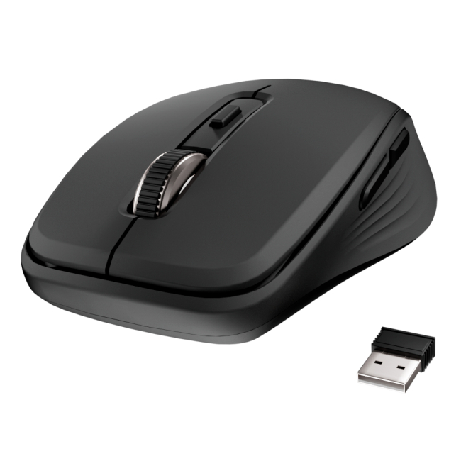 Клавиатура и мыши - Мышка OfficePro DPI 800-1600 Black беспроводная (M267B)#3