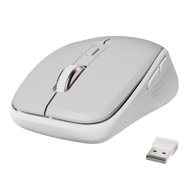 Клавиатура и мыши - Мышка OfficePro DPI 800-1600 Gray беспроводная (M267G)#3