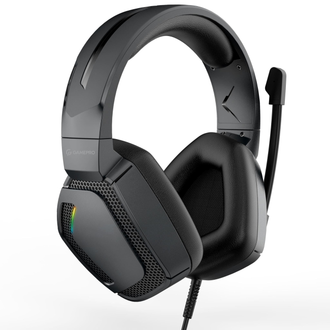 Навушники - Ігрова гарнітура GamePro з RGB підсвічуванням (HS605)#3