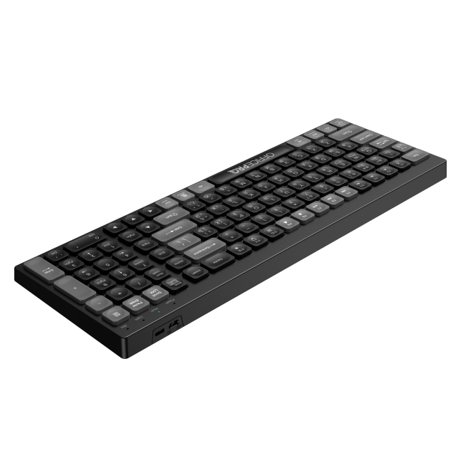 Клавіатура і миші - Клавіатура OfficePro чорна бездротова (SK985B)#3