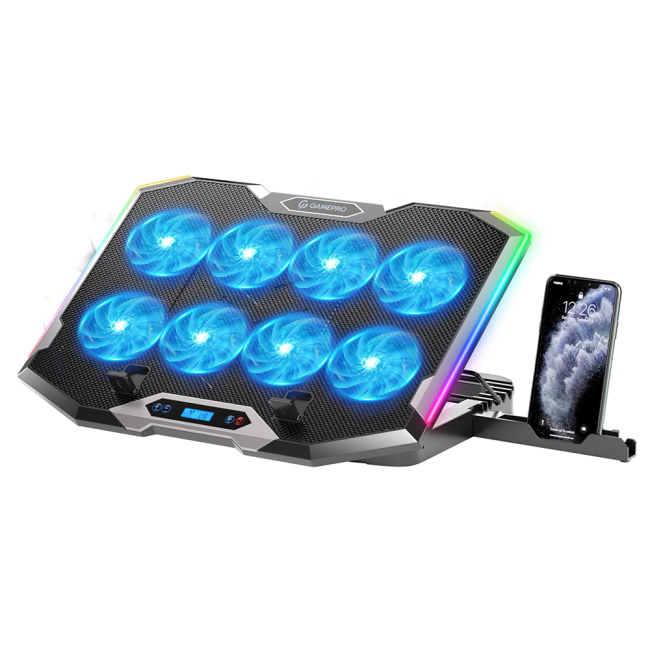 Мебель для геймеров - Охлаждающая подставка для ноутбука GamePro Black (CP870)#2