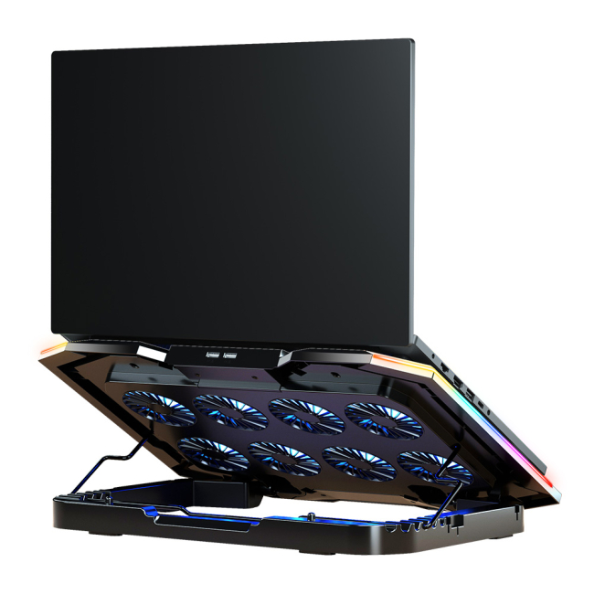 Меблі для геймерів - Охолоджуюча підставка для ноутбука GamePro Black (CP870)#4