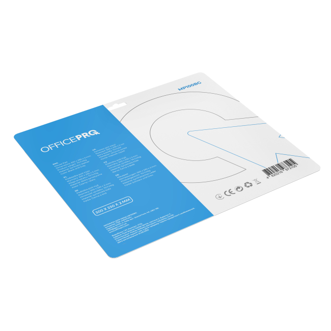 Клавиатура и мыши - Коврик для мыши OfficePro Black/Gray (MP100BG)#7