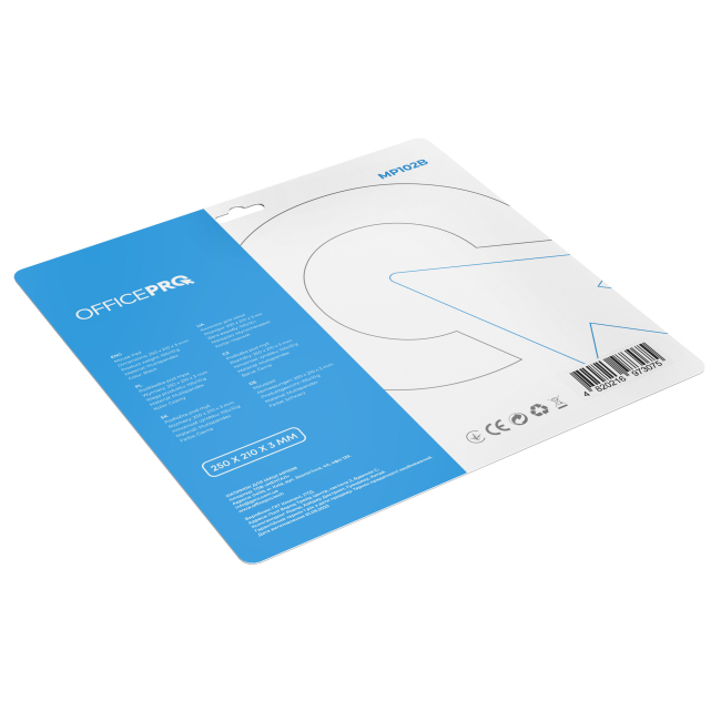 Клавиатура и мыши - Коврик для мыши OfficePro Black (MP102B)#5