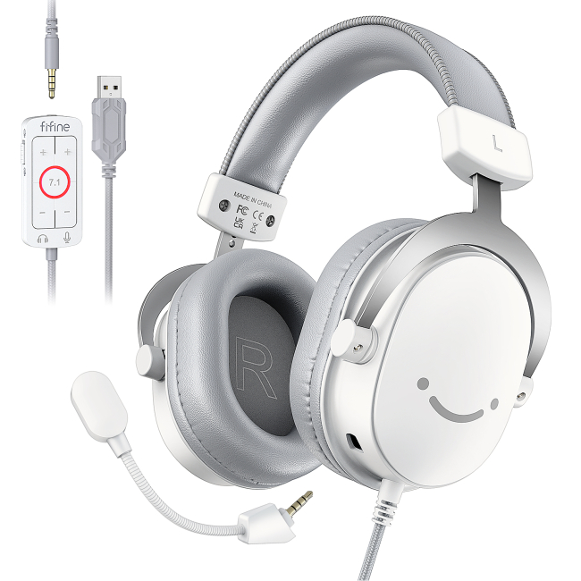 Навушники - Гарнітура Fifine white (H9W)#2