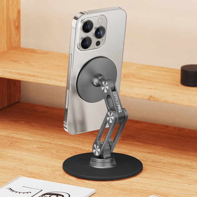 Мебель для геймеров - Магнитная подставка для смартфона OfficePro Grey (MS760G)#2