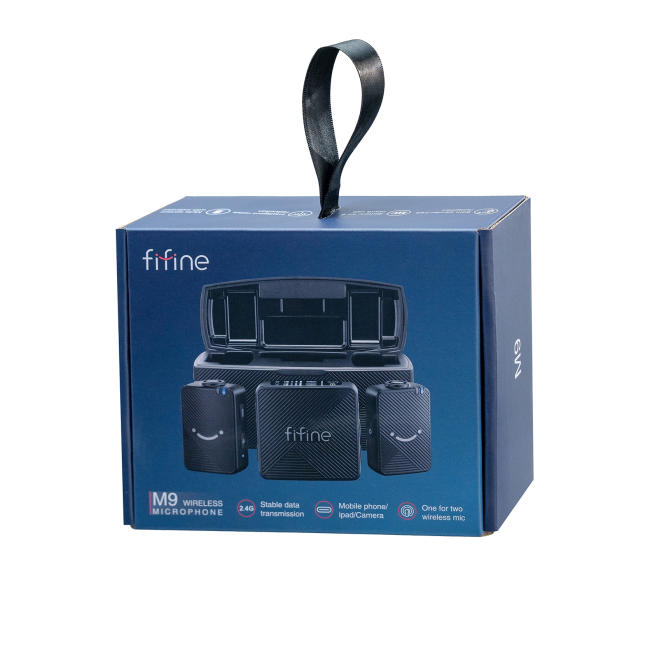 Мікрофони - Безпровідний мікрофон Fifine петличний (M9)#5