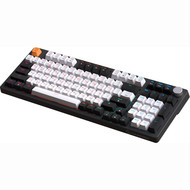 Клавиатура и мыши - Клавиатура GamePro с Hot-Swap и Gasket Mount Red switch RGB Black (MK170B)#3