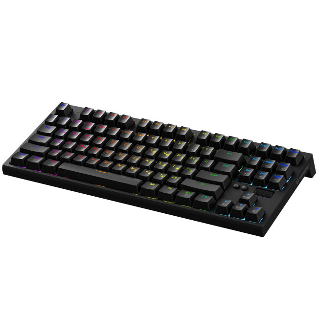 Клавиатура и мыши - Клавиатура GamePro с Hot-Swap и Gasket mount Red switch RGB Black (MK180B)#3