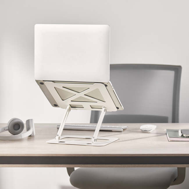 Меблі для геймерів - Підставка для ноутбука OfficePro White (LS380W)#4