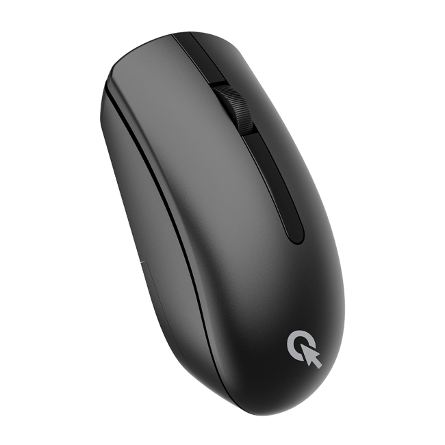 Клавиатура и мыши - Мышка OfficePro Silent Click Wireless black беспроводная (M175B)#2