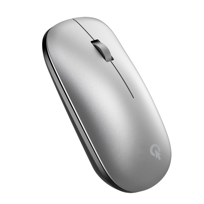 Клавиатура и мыши - Мышка OfficePro Silent Click Wireless silver беспроводная (M225S)#2