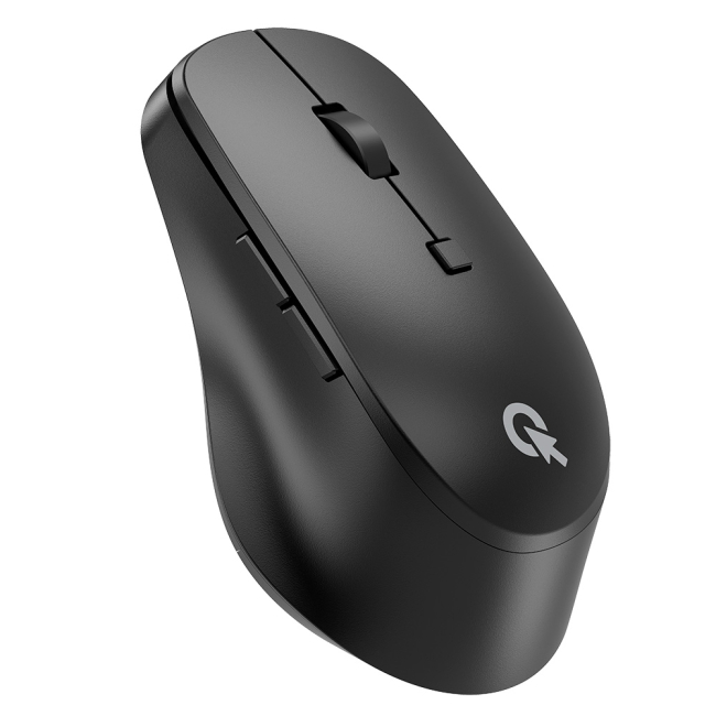 Клавіатура і миші - Мишка OfficePro Silent Click Ergonomic Wireless black бездротова (M305B)#2