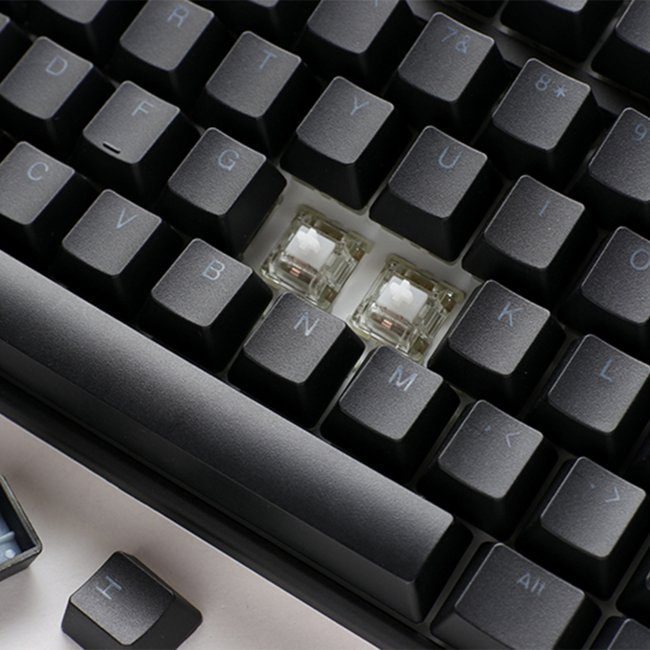 Клавіатура і миші - Клавіатура Ducky One 3 TKL Cherry MX Silent Red RGB Black UA механічна (DKON2187ST-SUAPXCLAWSC1)#5