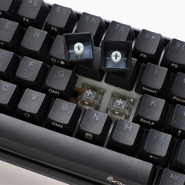 Клавіатура і миші - Клавіатура Ducky One 3 Mini Cherry MX Silent Red RGB Black UA механічна (DKON2161ST-SUAPXCLAWSC1)#5
